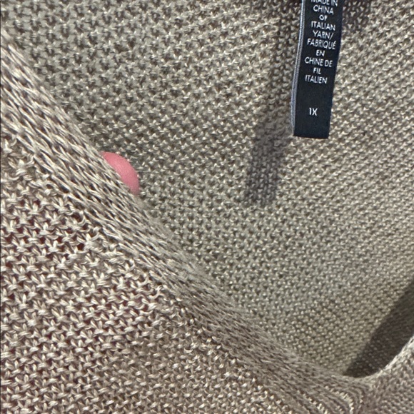 Eileen Fisher Knit Tunic Sleeveless Vest 100% Organic Linen Sz 1x Never Worn - Picture 3 of 6